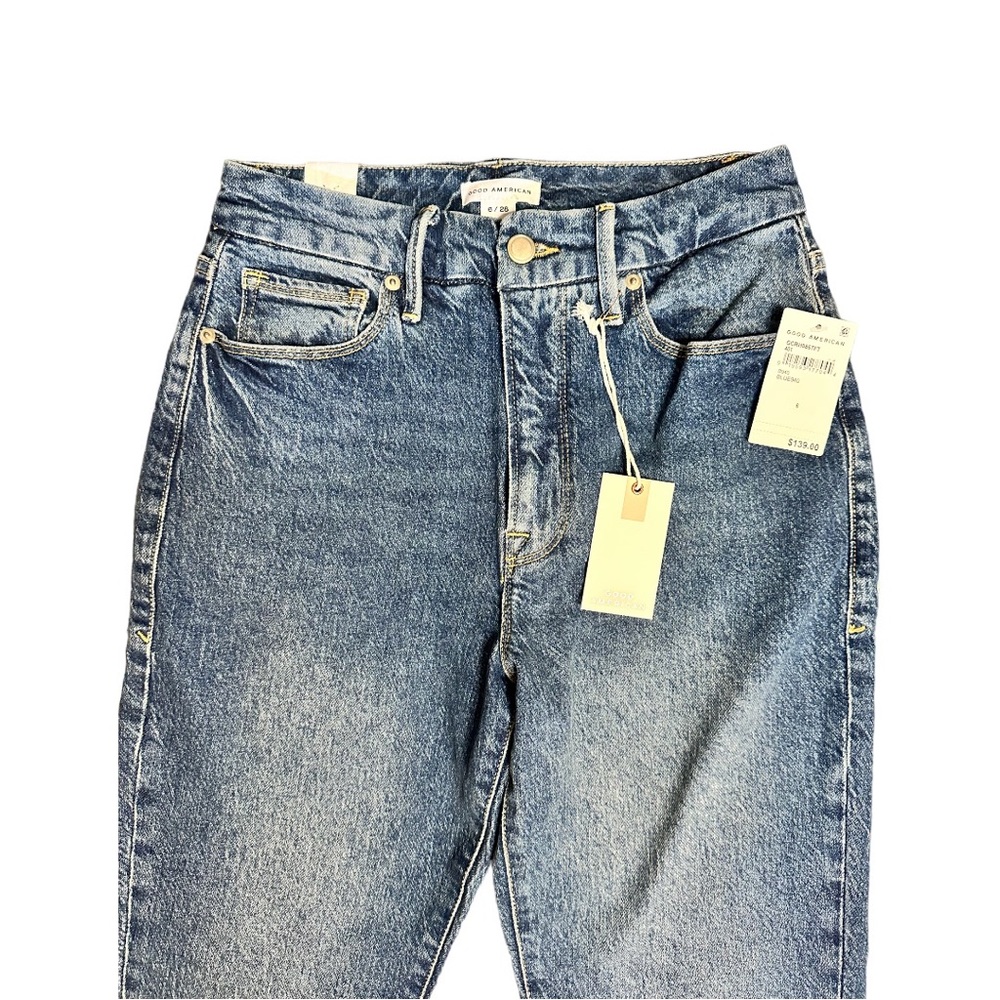 Good American Good Classic Jeans High Rise Size 6/28 - Picture 3 of 8